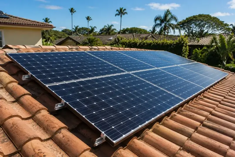 Installation de panneaux solaires à Steenwerck
